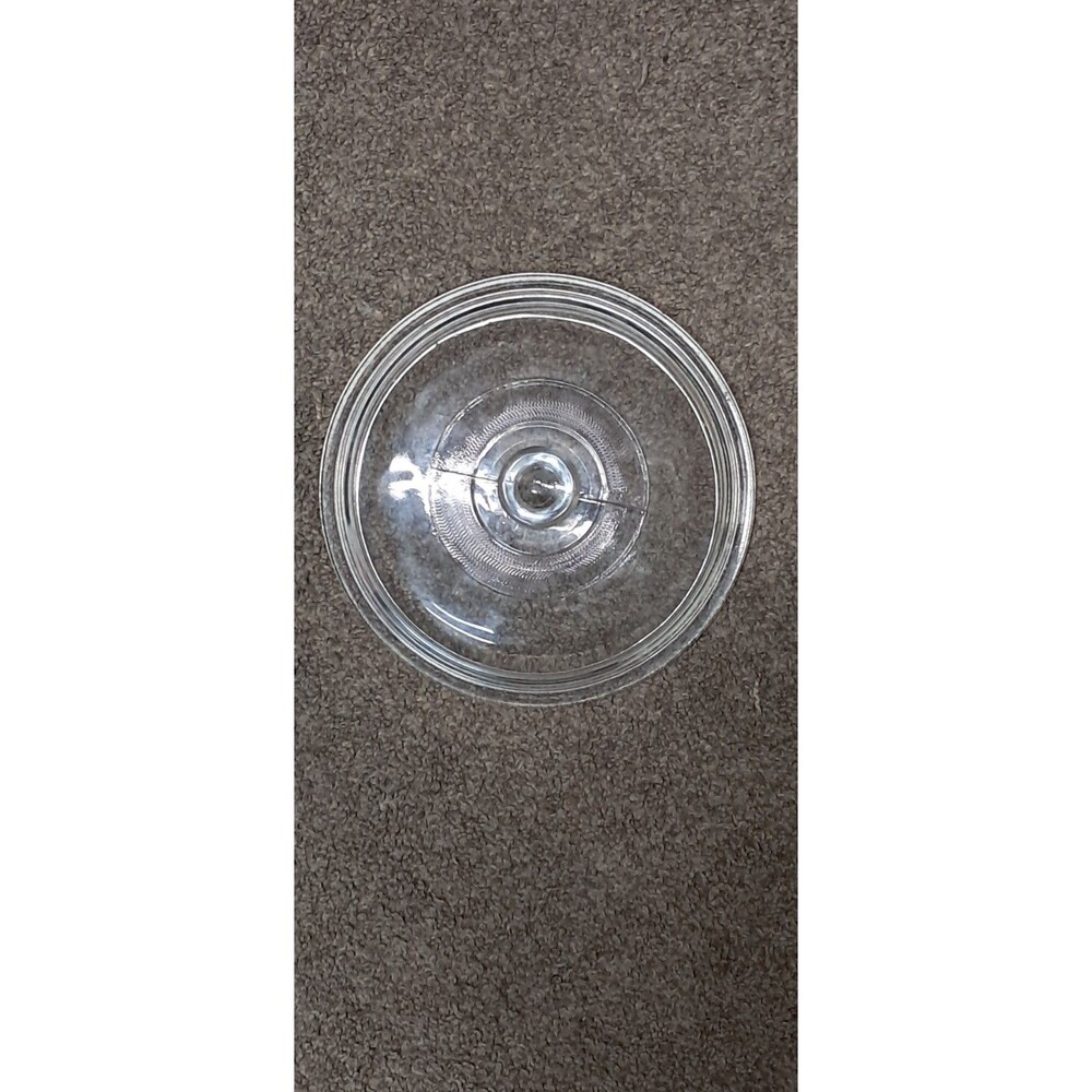 Vintage Pyrex Lid G5C G-5-C Ribbed Glass Replacement 7.75" Round Clear